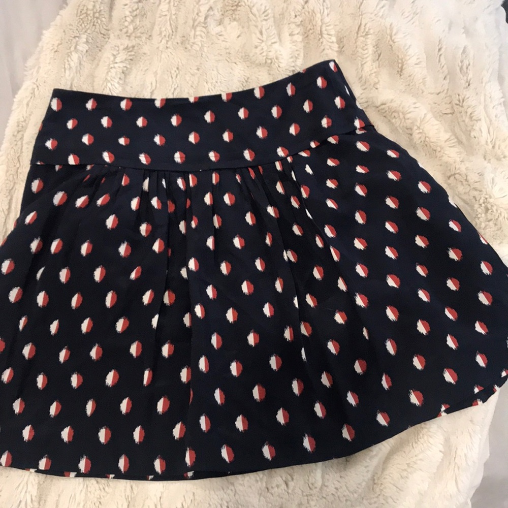 Polka dotted madewell skirt